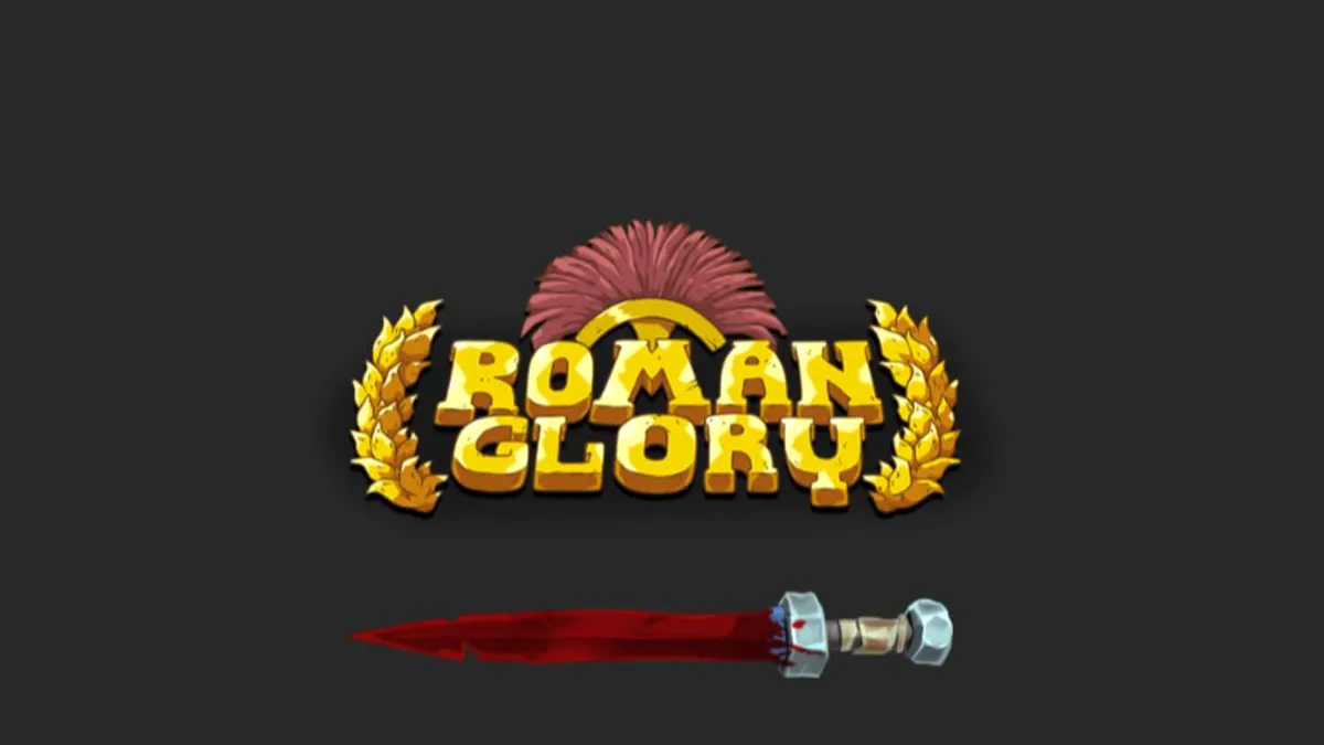 Tampilan visual slot Roman Glory dengan tema hutan dan gladiator